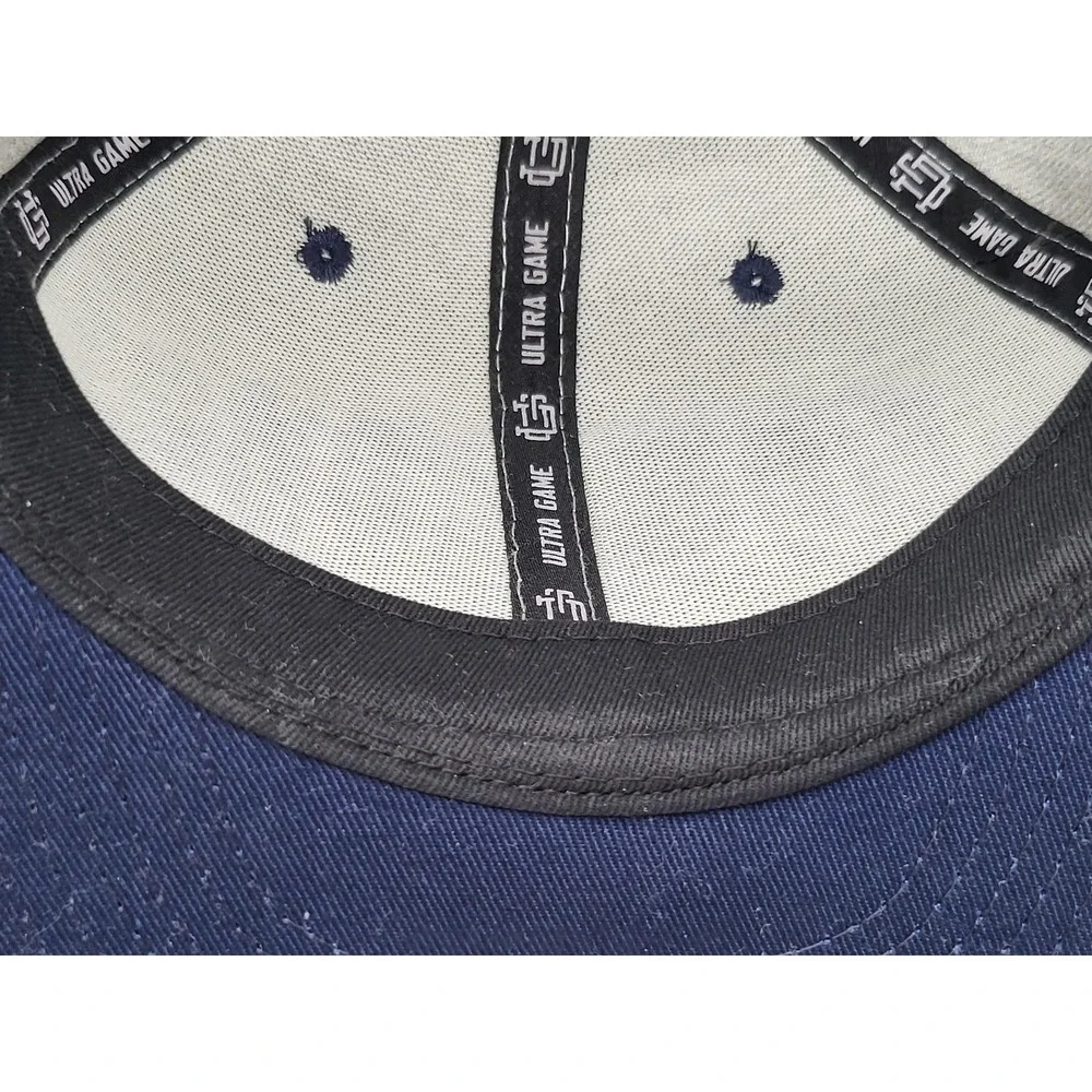 Dallas Cowboys Hat Cap Snap Back One Size Gray Blue NFL Football‎ Old English